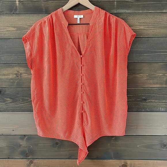 JOIE Exclusive Diamond Baxter Print Blouse XS - Picture 3 of 5